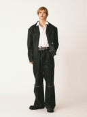 OVERSIZED TAILORED LEATHER JACKET