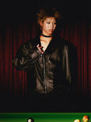 OVERSIZED TAILORED LEATHER JACKET